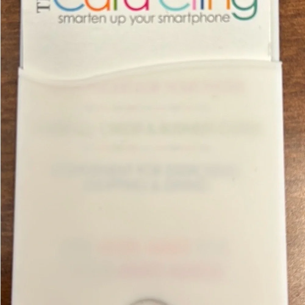 The Card Cling - Silicone Wallet Card Holder for your phone